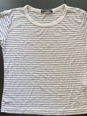 Brandy Melville Striped Crewneck Tee
